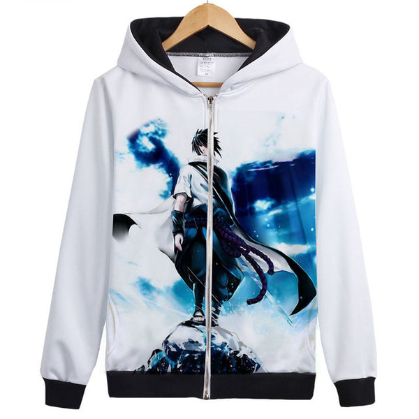 New Naruto Hoodie Anime Uchiha Sasuke Cosplay Coat Uzumaki Naruto