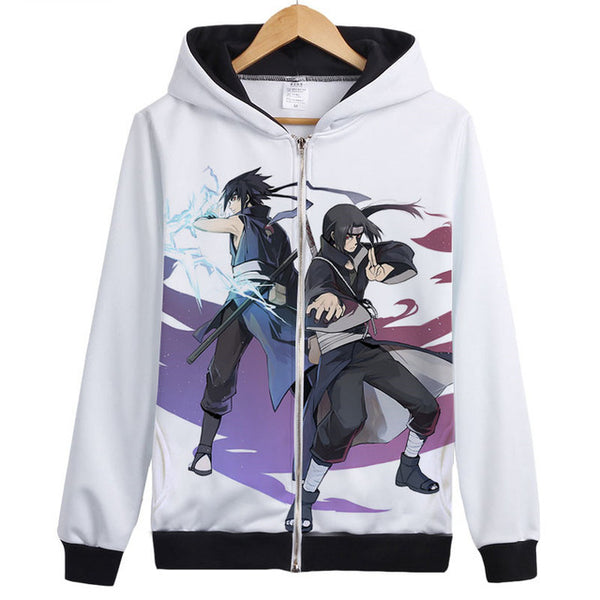 New Naruto Hoodie Anime Uchiha Sasuke Cosplay Coat Uzumaki Naruto