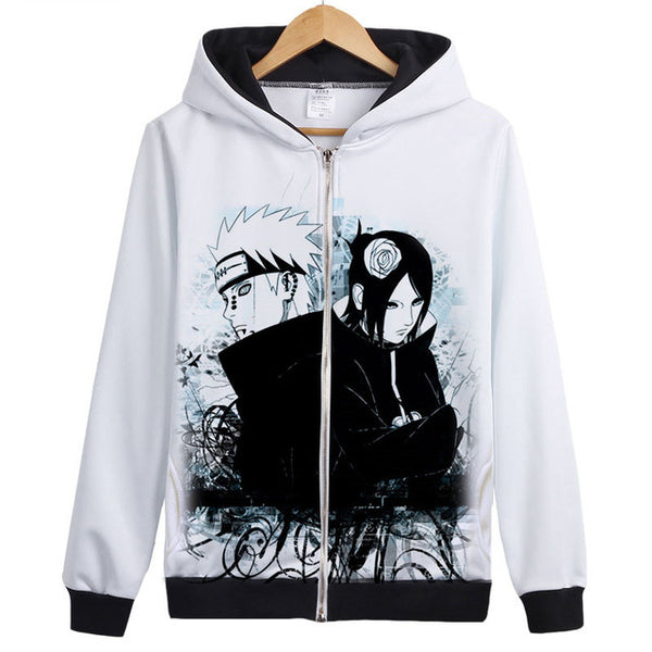New Naruto Hoodie Anime Uchiha Sasuke Cosplay Coat Uzumaki Naruto