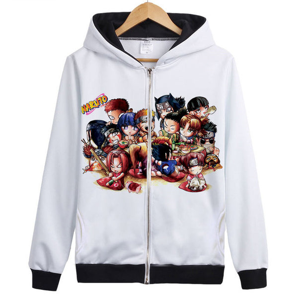 New Naruto Hoodie Anime Uchiha Sasuke Cosplay Coat Uzumaki Naruto