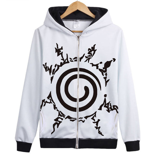 New Naruto Hoodie Anime Uchiha Sasuke Cosplay Coat Uzumaki Naruto