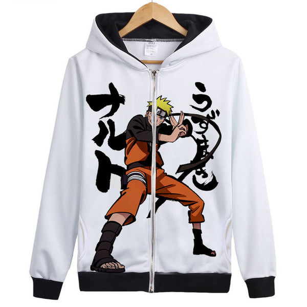 New Naruto Hoodie Anime Uchiha Sasuke Cosplay Coat Uzumaki Naruto
