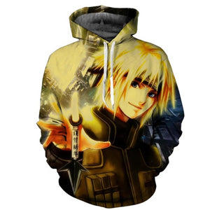 New Sweatshirts Men Hipster 3d Anime Naruto Sasuke Cool Hoodie