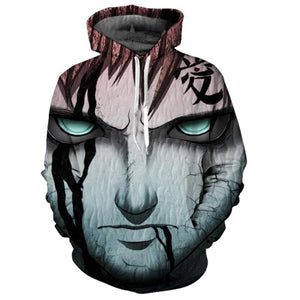 New Sweatshirts Men Hipster 3d Anime Naruto Sasuke Cool Hoodie