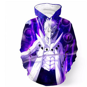 New Sweatshirts Men Hipster 3d Anime Naruto Sasuke Cool Hoodie