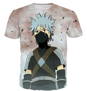 Naruto Kyuubi Uchiha Sasuke Prints tshirts Men Women 3D t shirt