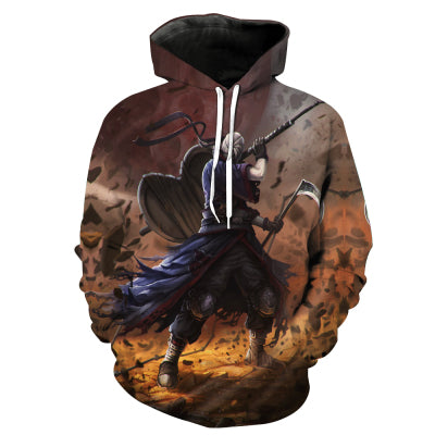 2017 New Fashion Men's Naruto Uchiha Sasuke print hoodies
