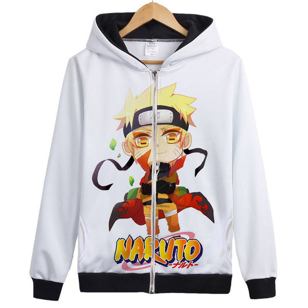 New Naruto Hoodie Anime Uchiha Sasuke Cosplay Coat Uzumaki Naruto