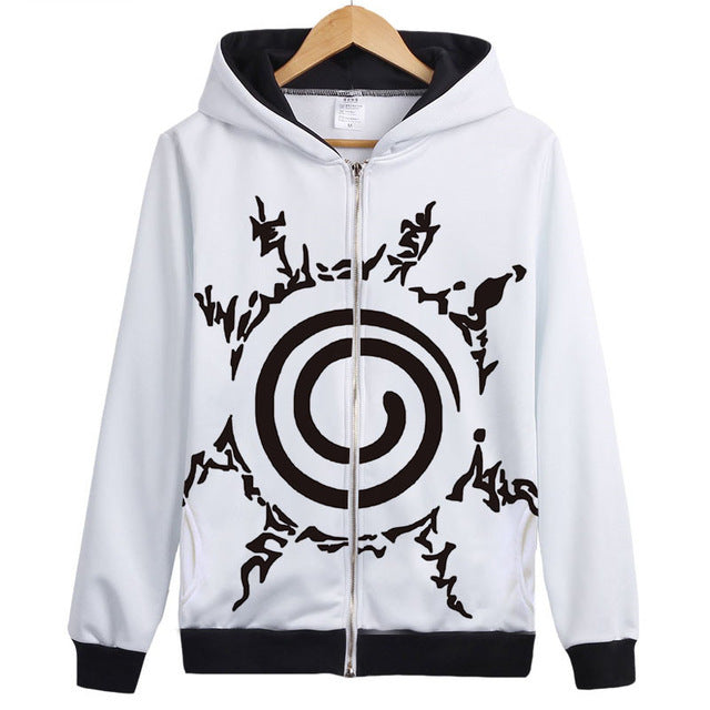 3D Anime Naruto Hoodie-Hooded Casual Pullover - Anime Hoodie Shop