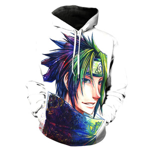 2017 New Fashion Men's Naruto Uchiha Sasuke print hoodies