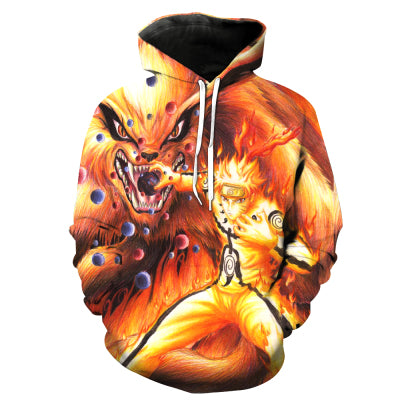 2017 New Fashion Men's Naruto Uchiha Sasuke print hoodies